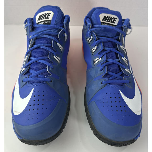 Nike Lunar Ballistec Tennis Sneakers Men's 11.5 Shoes 631653-416 Royal Blue Rafa - Picture 16 of 16
